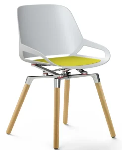 Aeris Numo ergonomischer Konferenzstuhl weiß oder schwarz