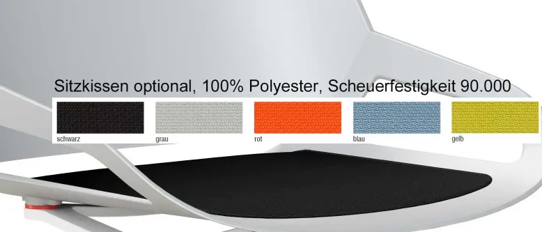 Aeris Numo Schwingstuhl weiß, schwarz oder poliert