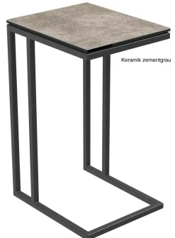 Alicia Beistelltisch Metall schwarz
