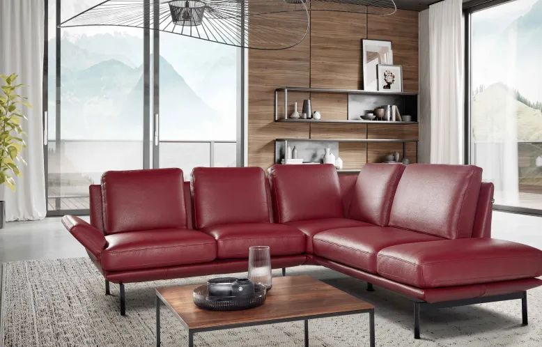 Aline Ecksofa Leder modern