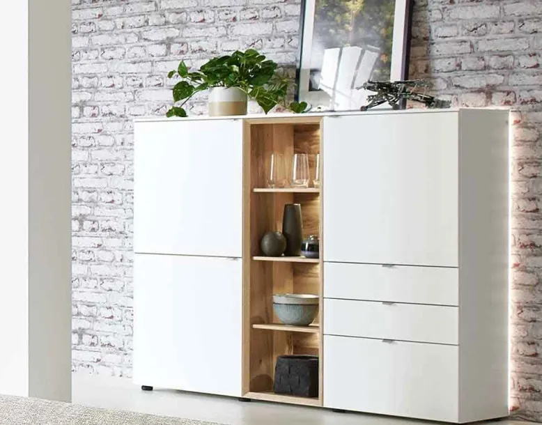Andiamo Home Highboard mit Schubladen
