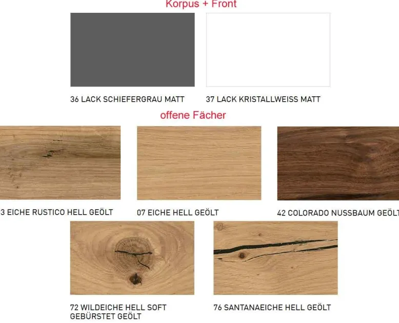 Andiamo Home Wandschrank Wohnzimmer