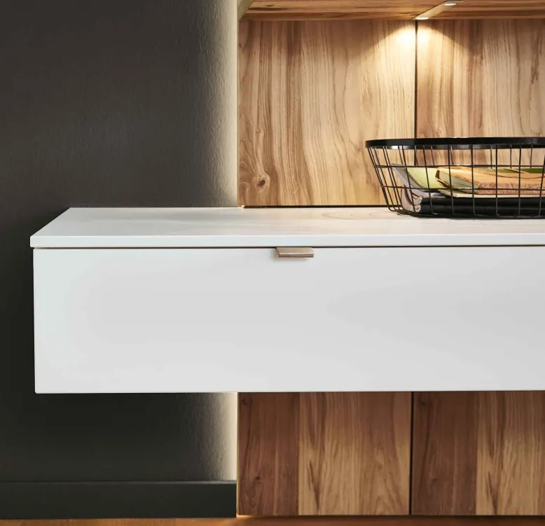 Andiamo Home Wohnwand weiß eiche