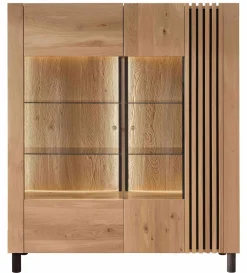 Ascona Highboard Vitrine
