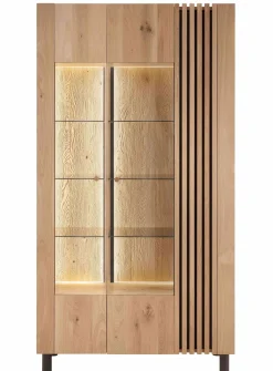 Ascona Vitrinenschrank Holz modern