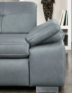Atlantis Ledersofa mit Schlaffunktion