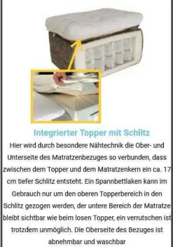 Bali Boxspringbett 200x200 mit Bettkasten