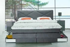 Bali Boxspringbett 200x200 mit Bettkasten