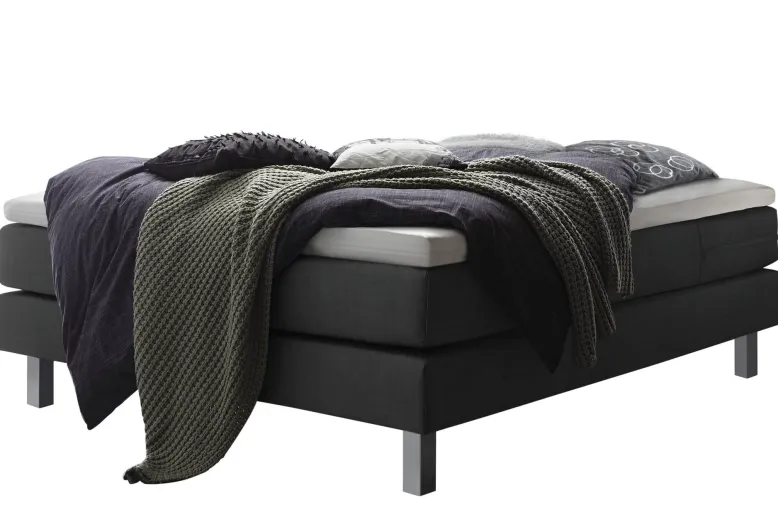 Basio Boxspringbett ohne Kopfteil