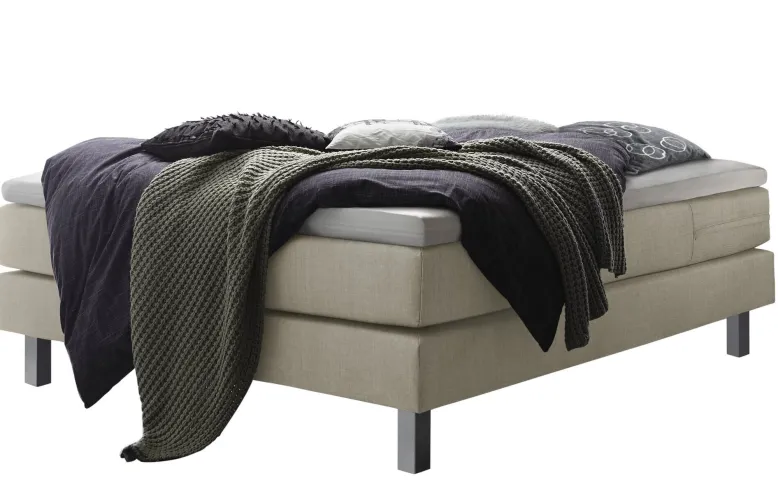 Basio Boxspringbett ohne Kopfteil