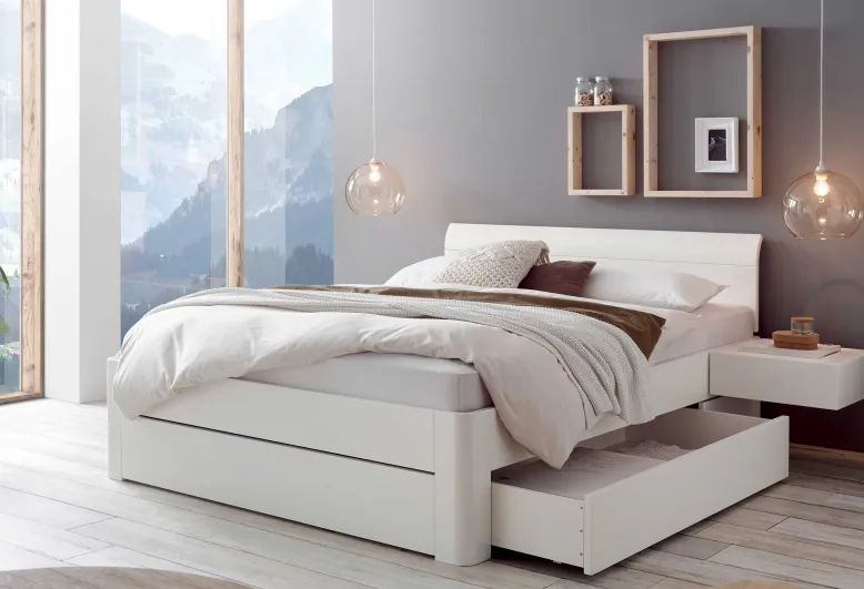 Bellissimo Holzbett mit Stauraum