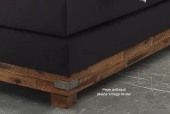 Boston Boxspringbett mit Holzrahmen