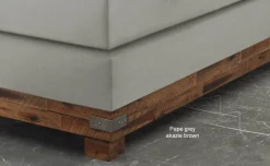 Boston Boxspringbett mit Holzrahmen