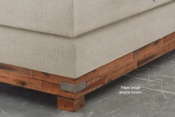 Boston Boxspringbett mit Holzrahmen