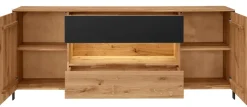 Boston Sideboard eiche schwarz