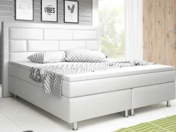 Boxspringbett mit hohem Kopfteil