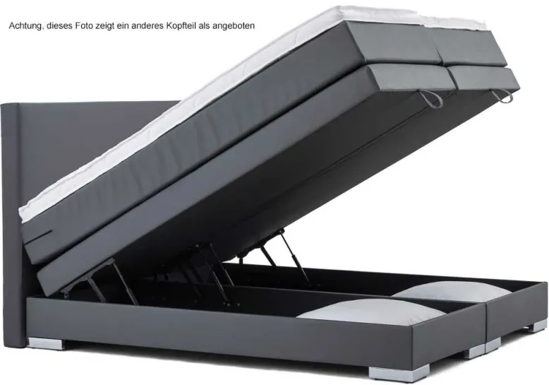 Boxspringbett 180x200 cm mit Bettkasten