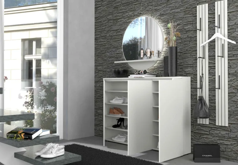 Bresta Garderobe grau