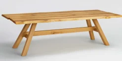 Carbonara Holztisch mit Baumkante
