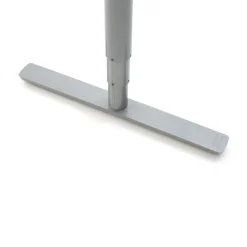 ConSet höhenverstellbarer Schreibtisch STEH / Sitz 100kg Gestell rund