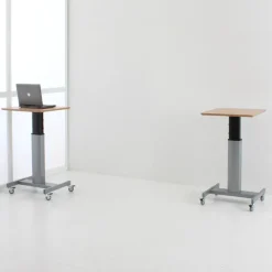 ConSet kleiner Schreibtisch höhenverstellbar Steh / Sitz 80 kg