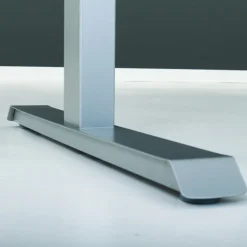 ConSet Steh-Schreibtisch höhenverstellbar weiß o. buche 80 kg