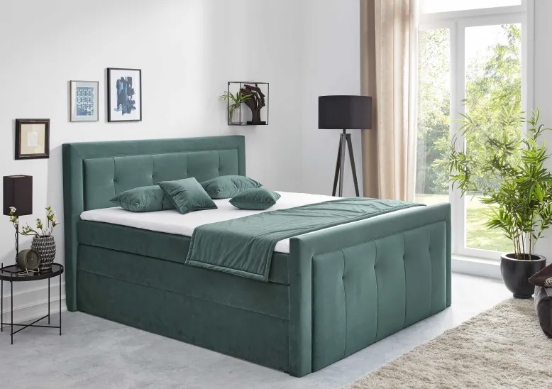 Cosima Boxspringbett 120x200 mit Bettkasten