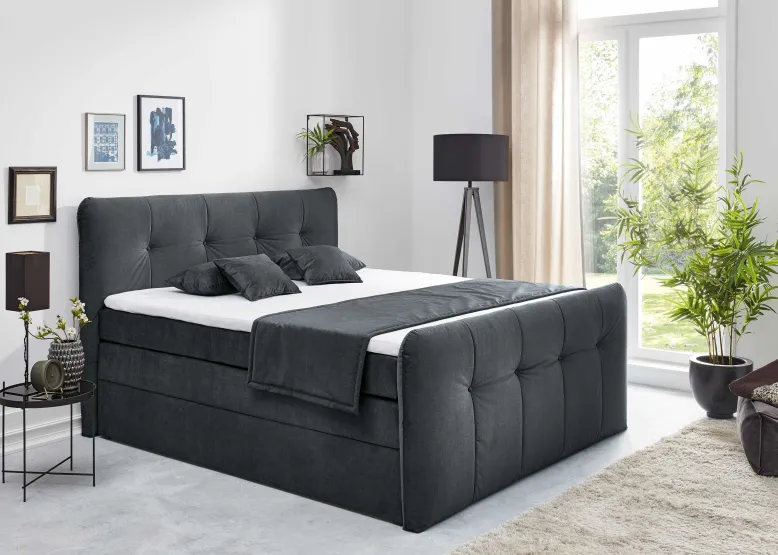 Cosima Boxspringbett 180x200 mit Bettkasten