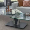 1019 Couchtisch drehbar 2 Ebenen