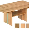 1690 Couchtisch Massivholz höhenverstellbar