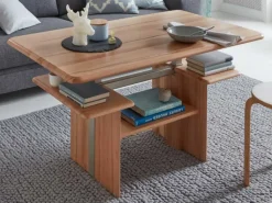 1690 Couchtisch Massivholz höhenverstellbar