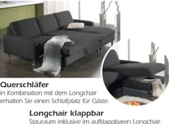 Davina Sofa mit Schlaffunktion
