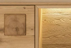 Davos Highboard Massivholz wildeiche