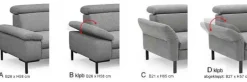 Detroit Ecksofa modern