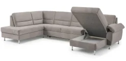 Dietsch Onyx Wohnlandschaft wahlweise mit Schlaffunktion und Bettkasten