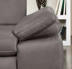 Ecksofa mit Sitztiefenverstellung