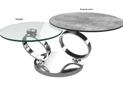 Eolia Couchtisch rund 2-teilig