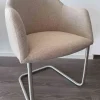 2er Set Schwingsessel beige