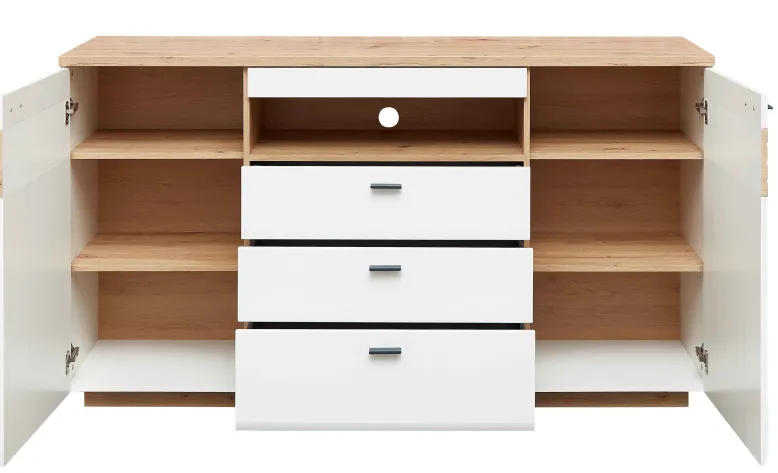 Fresno Sideboard weiß eiche