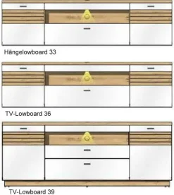 Fresno TV Lowboard weiß