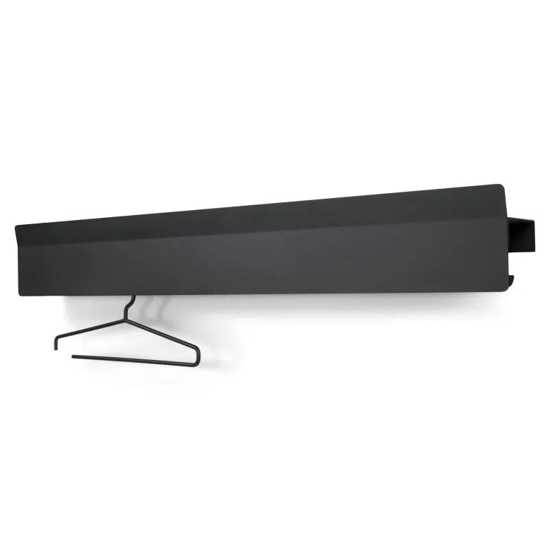 Garderobe schwarz Metall