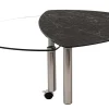 4290 Glastisch mit drehbaren Platten