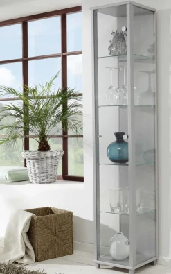 Glasvitrine schmal in 7 Farben