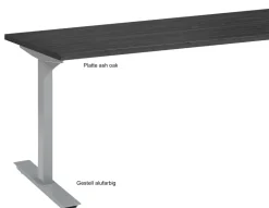 Höhenverstellbarer Schreibtisch elektrisch 160x80