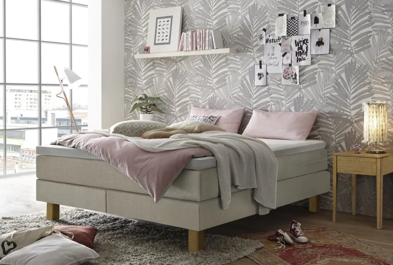 Isoba Boxspringbett für Dachschrägen