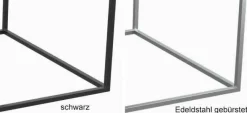 Julia Couchtisch Glas Metall