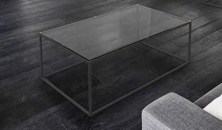 Julia Couchtisch Glas Metall