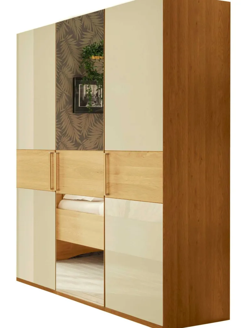 Kiruna Kleiderschrank schmal eiche