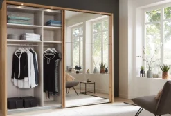 Korfu Schwebetürenschrank mit Spiegel