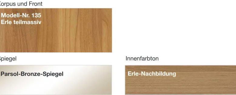 Lausanne Kleiderschrank erle